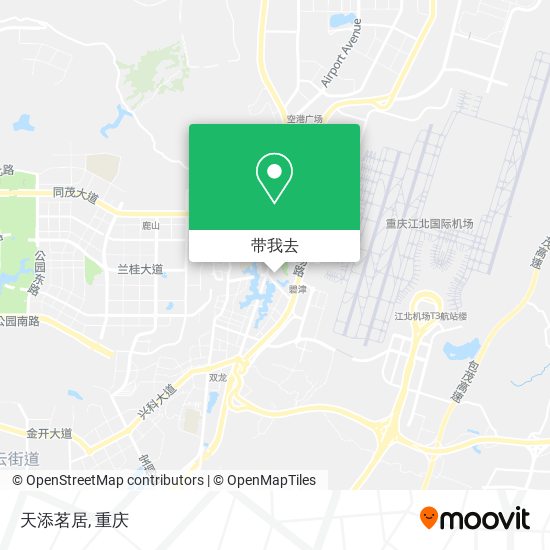 天添茗居地图