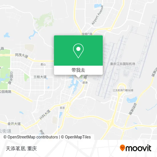 天添茗居地图