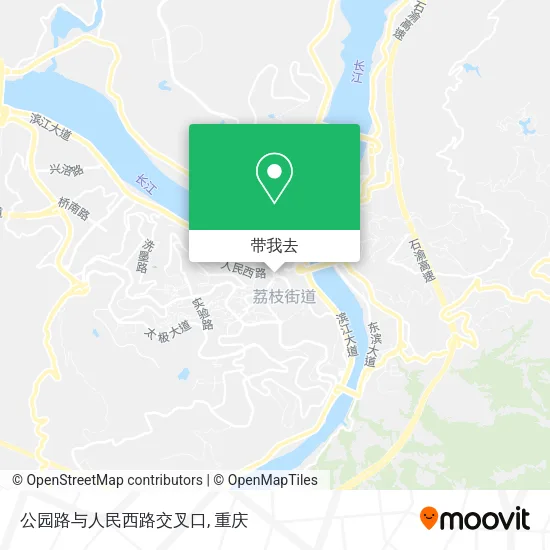 公园路与人民西路交叉口地图