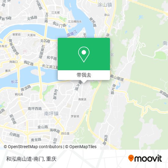 和泓南山道-南门地图