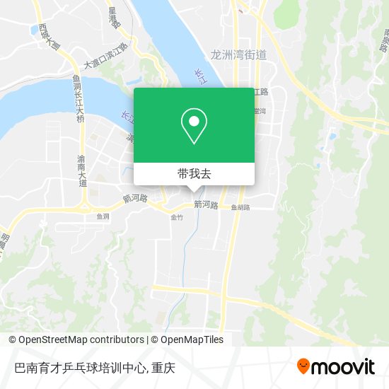 巴南育才乒乓球培训中心地图