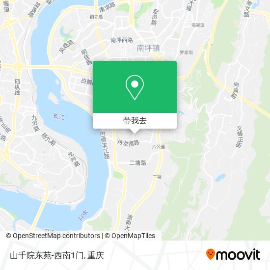 山千院东苑-西南1门地图