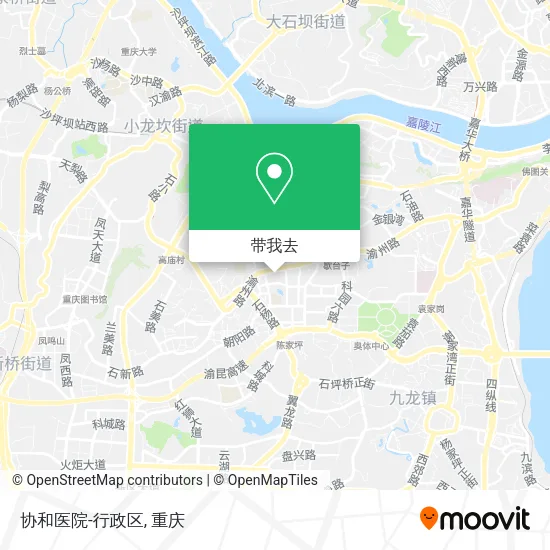 协和医院-行政区地图