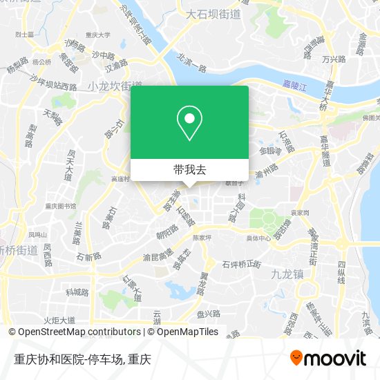 重庆协和医院-停车场地图