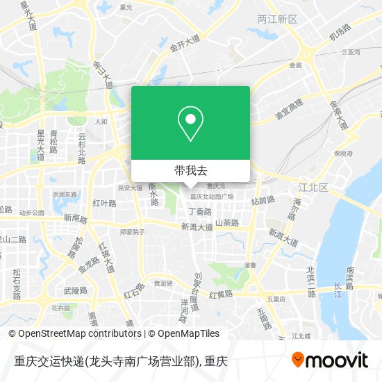 重庆交运快递(龙头寺南广场营业部)地图