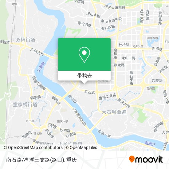 南石路/盘溪三支路(路口)地图