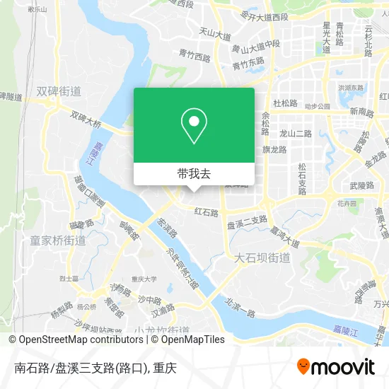 南石路/盘溪三支路(路口)地图
