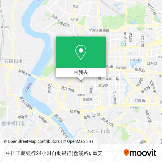 中国工商银行24小时自助银行(盘溪路)地图