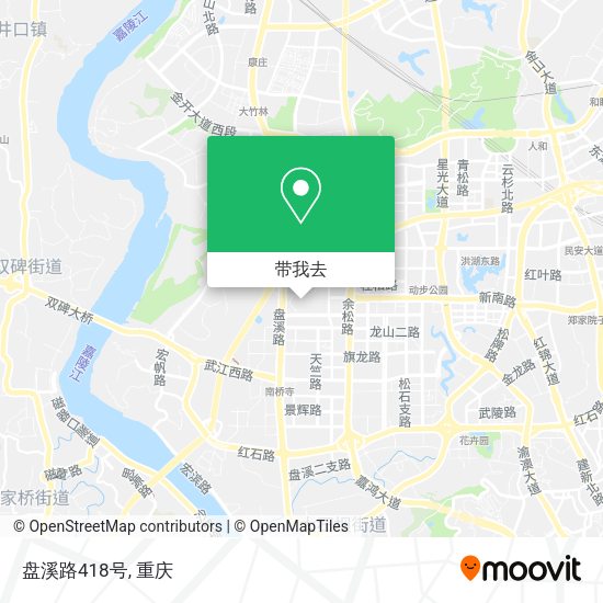 盘溪路418号地图