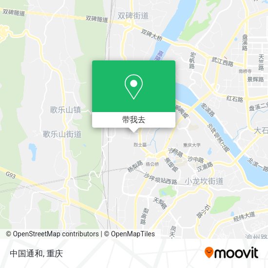 中国通和地图