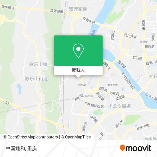 中国通和地图