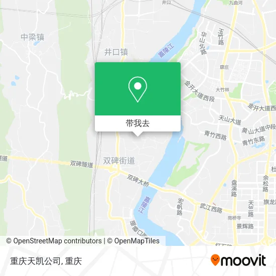重庆天凯公司地图