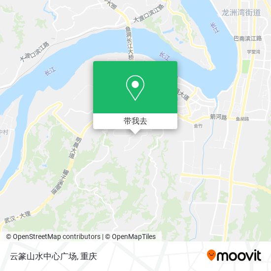 云篆山水中心广场地图