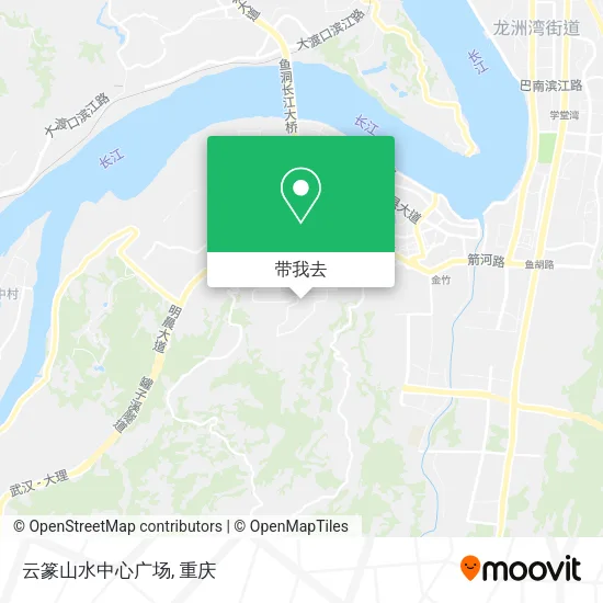 云篆山水中心广场地图