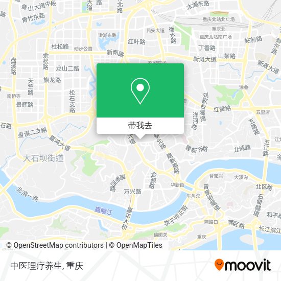 中医理疗养生地图