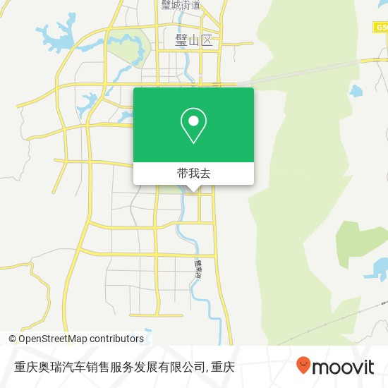 重庆奥瑞汽车销售服务发展有限公司地图