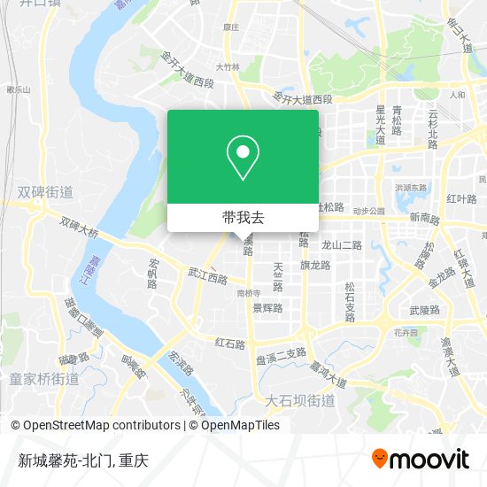 新城馨苑-北门地图