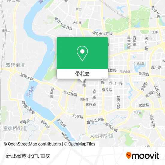 新城馨苑-北门地图