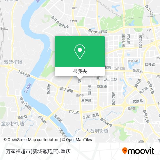 万家福超市(新城馨苑店)地图