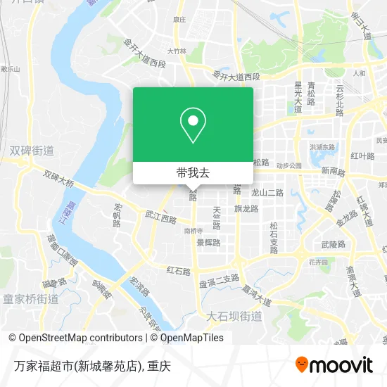 万家福超市(新城馨苑店)地图