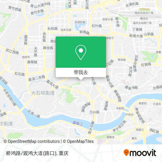 桥鸿路/观鸿大道(路口)地图