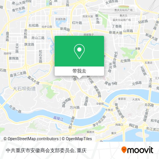 中共重庆市安徽商会支部委员会地图