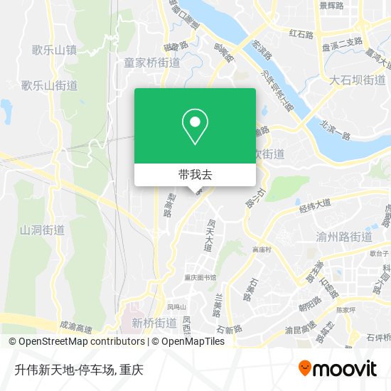 升伟新天地-停车场地图