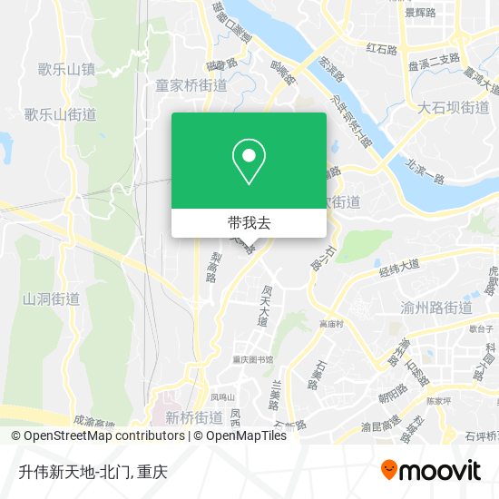 升伟新天地-北门地图