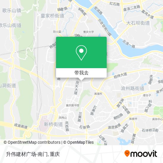 升伟建材广场-南门地图