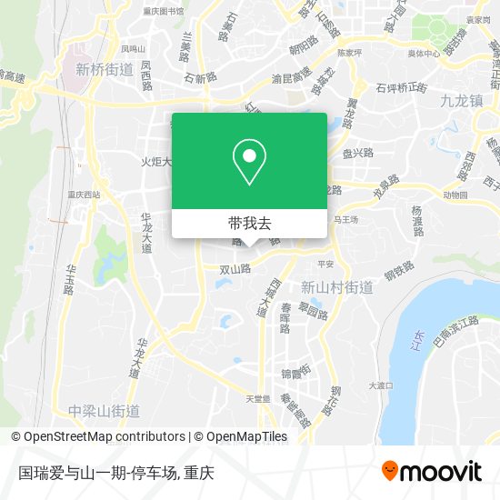 国瑞爱与山一期-停车场地图