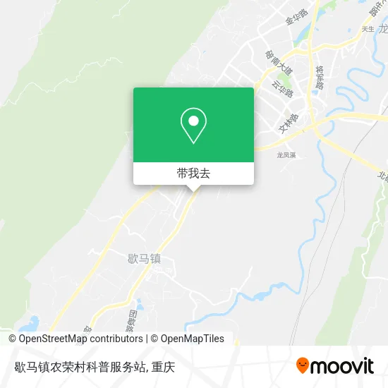 歇马镇农荣村科普服务站地图