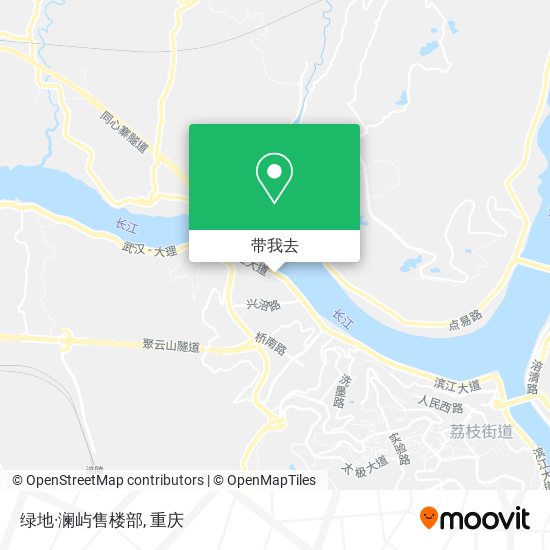 绿地·澜屿售楼部地图