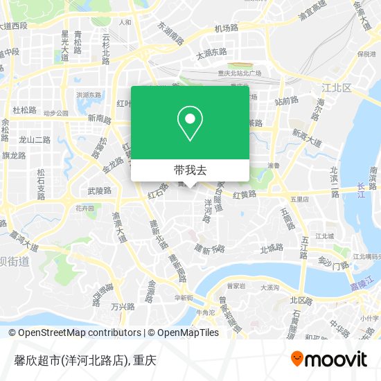 馨欣超市(洋河北路店)地图