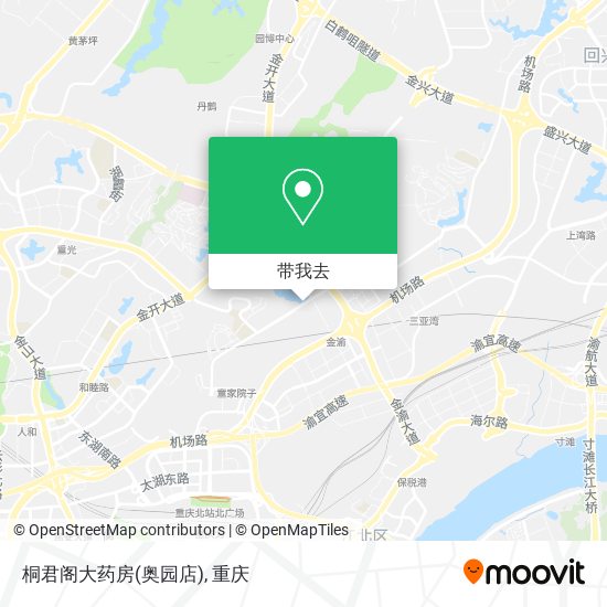 桐君阁大药房(奥园店)地图
