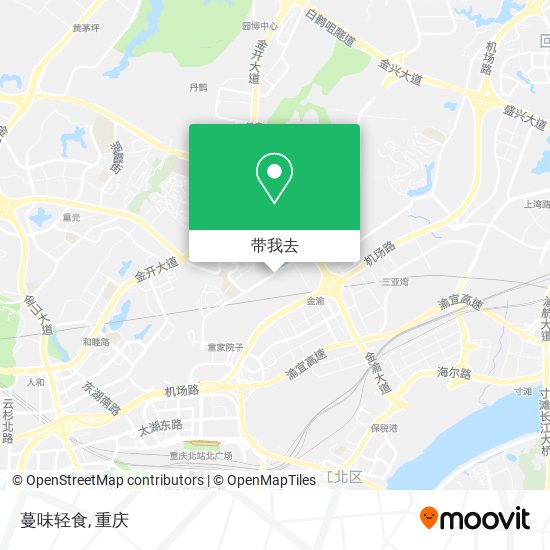 蔓味轻食地图
