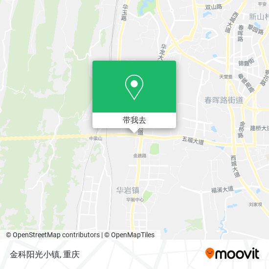 金科阳光小镇地图