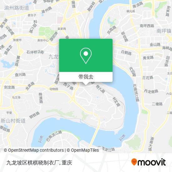 九龙坡区棋棋晓制衣厂地图