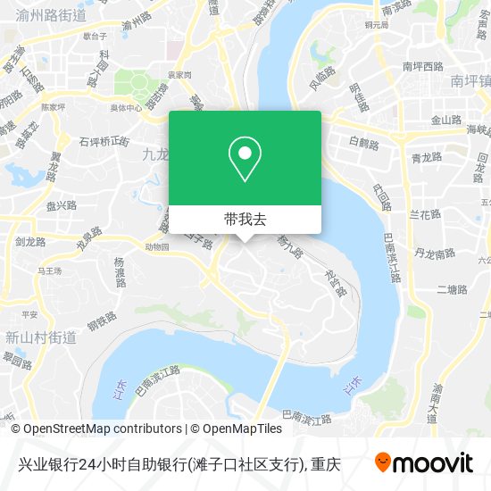 兴业银行24小时自助银行(滩子口社区支行)地图