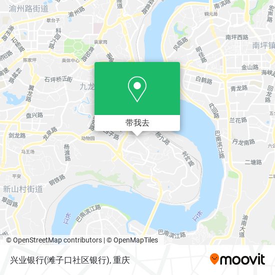 兴业银行(滩子口社区银行)地图