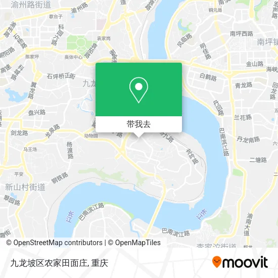 九龙坡区农家田面庄地图