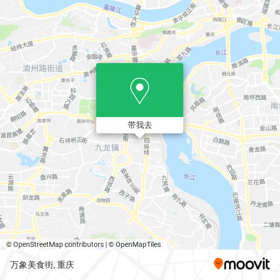 万象美食街地图