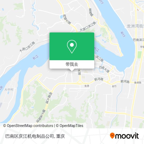 巴南区庆江机电制品公司地图