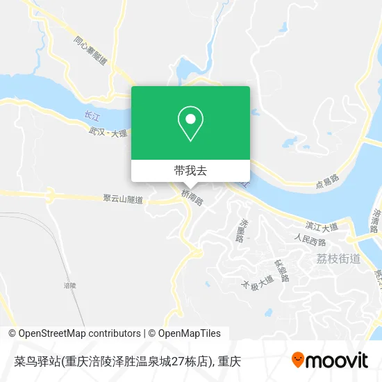 菜鸟驿站(重庆涪陵泽胜温泉城27栋店)地图