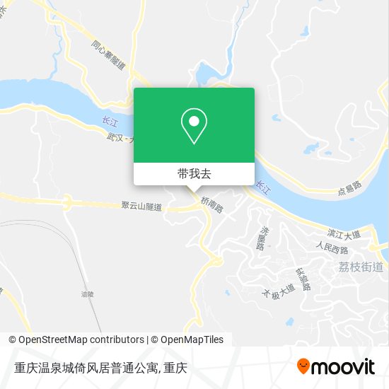 重庆温泉城倚风居普通公寓地图