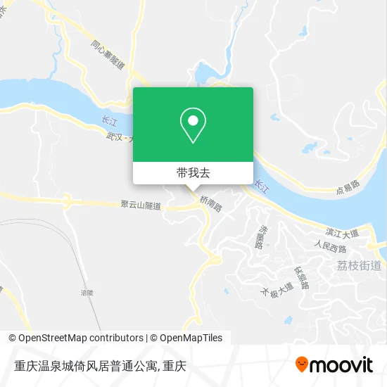 重庆温泉城倚风居普通公寓地图