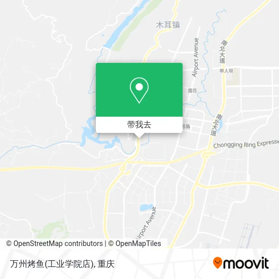 万州烤鱼(工业学院店)地图