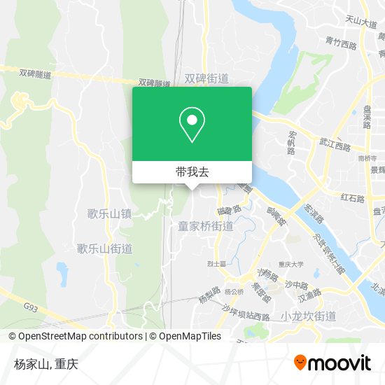 杨家山地图