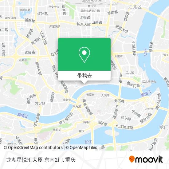 龙湖星悦汇大厦-东南2门地图