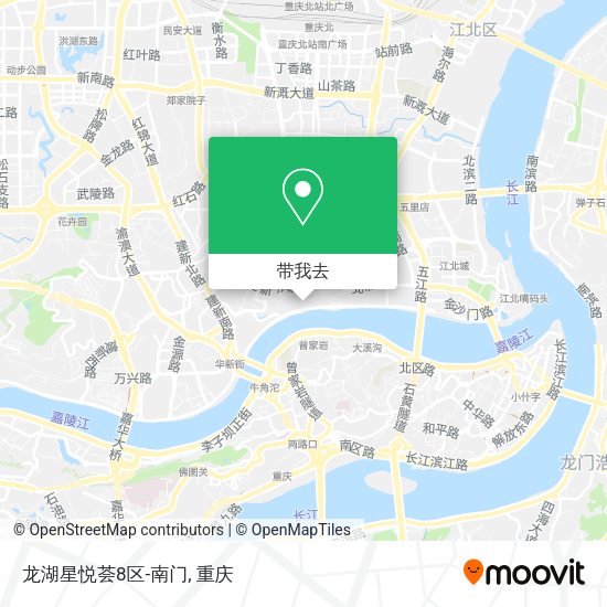 龙湖星悦荟8区-南门地图