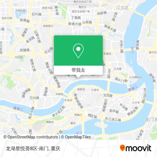 龙湖星悦荟8区-南门地图